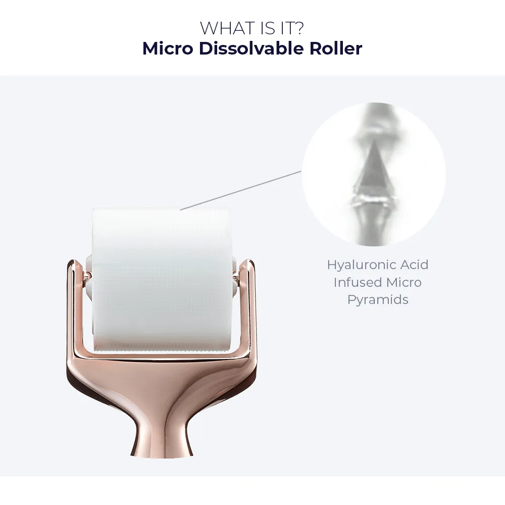 Micro Roller Kit (Free Retinol Oil, Hyaluronic Serum & Large Collagen Peel Mask)
