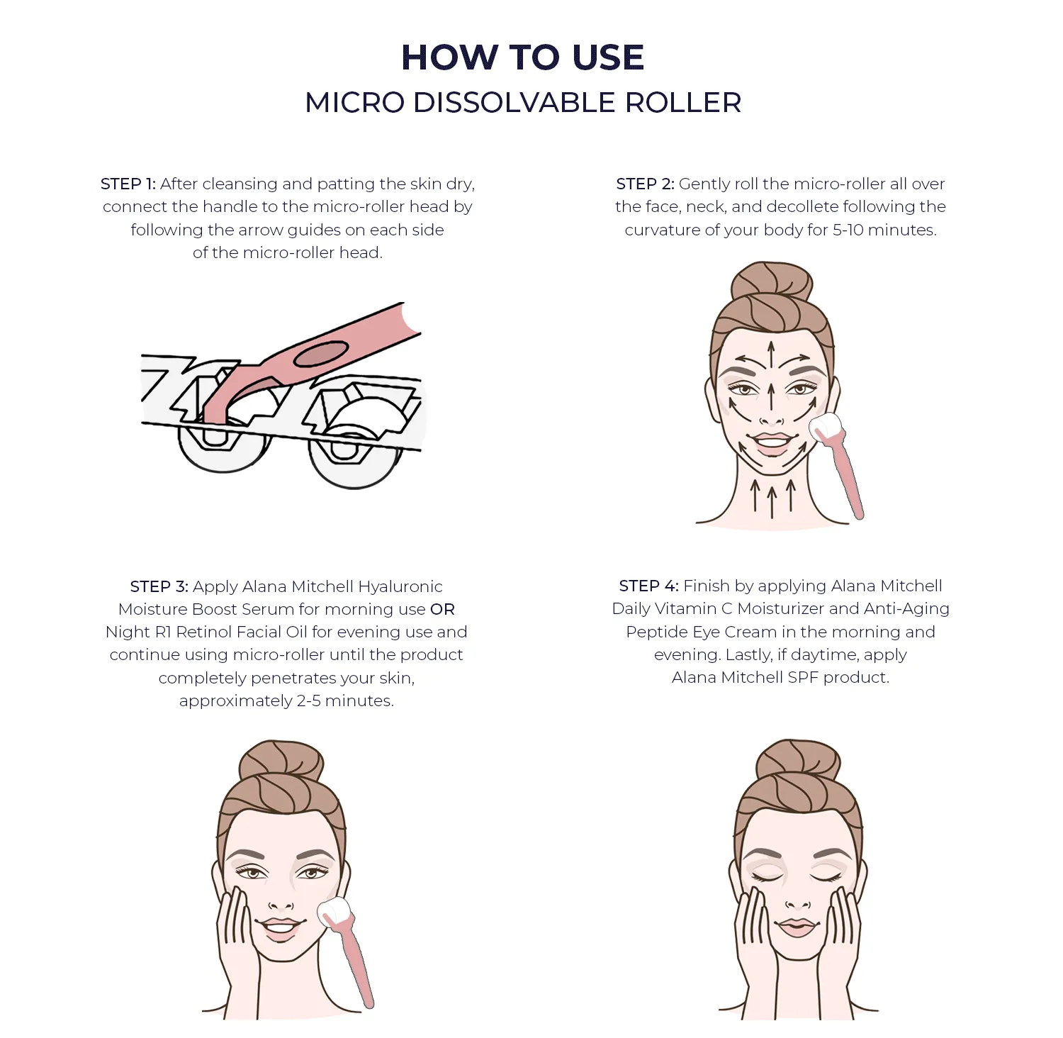 Micro Roller Kit (Free Retinol Oil, Hyaluronic Serum & Large Collagen Peel Mask)
