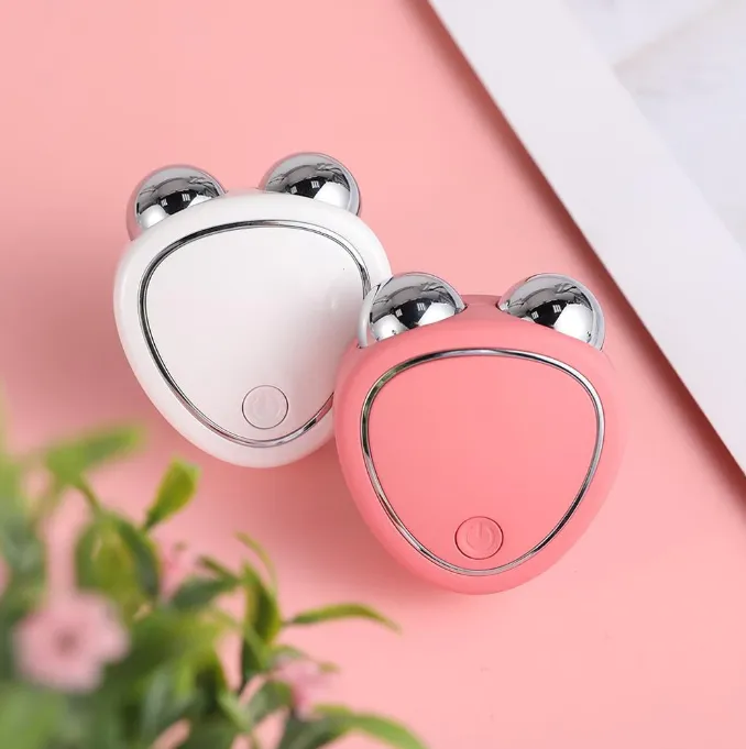 Microcurrent Facial Massager Lift Machine Roller Tightening Face Toner Device Rejuvenation Skin