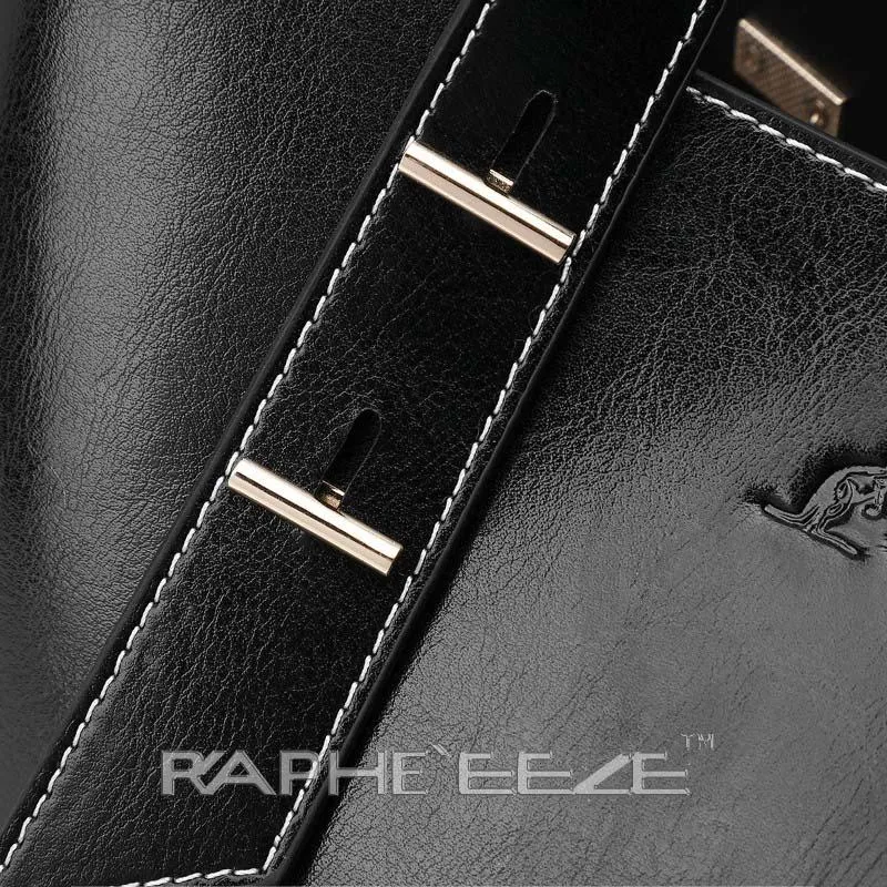 Midi Size Classic Tote Handbag for Woman - Black Color