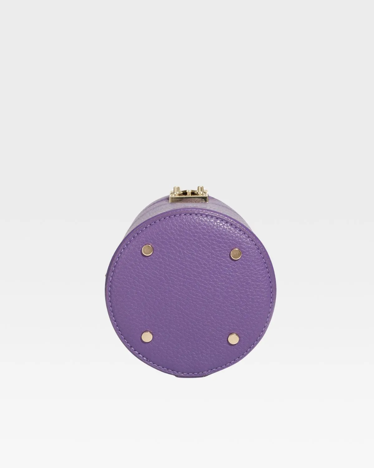 Mini Barrel Purse in Purple