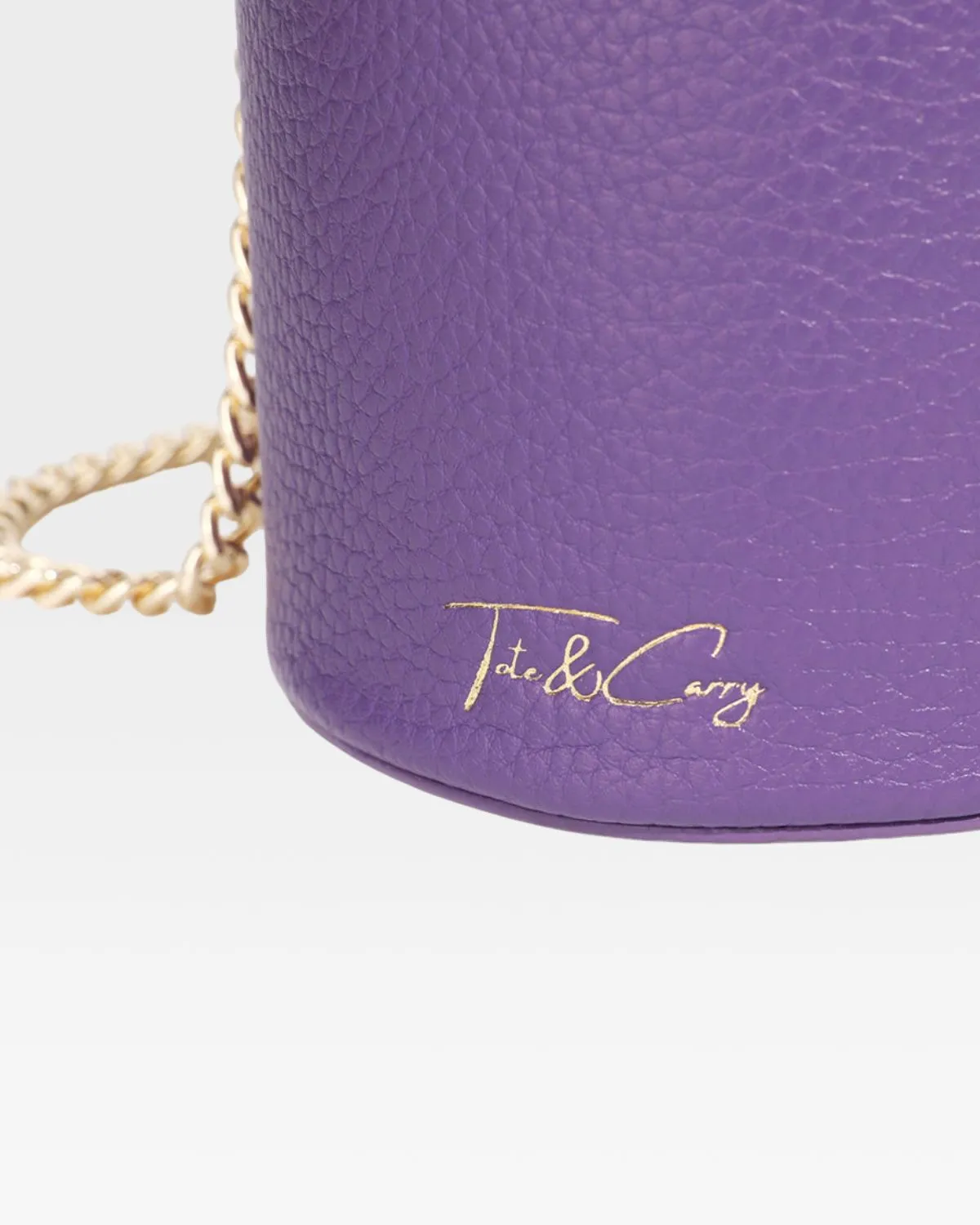 Mini Barrel Purse in Purple