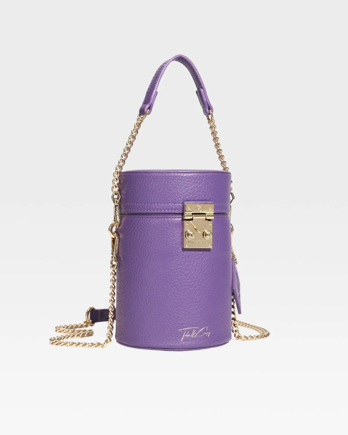 Mini Barrel Purse in Purple