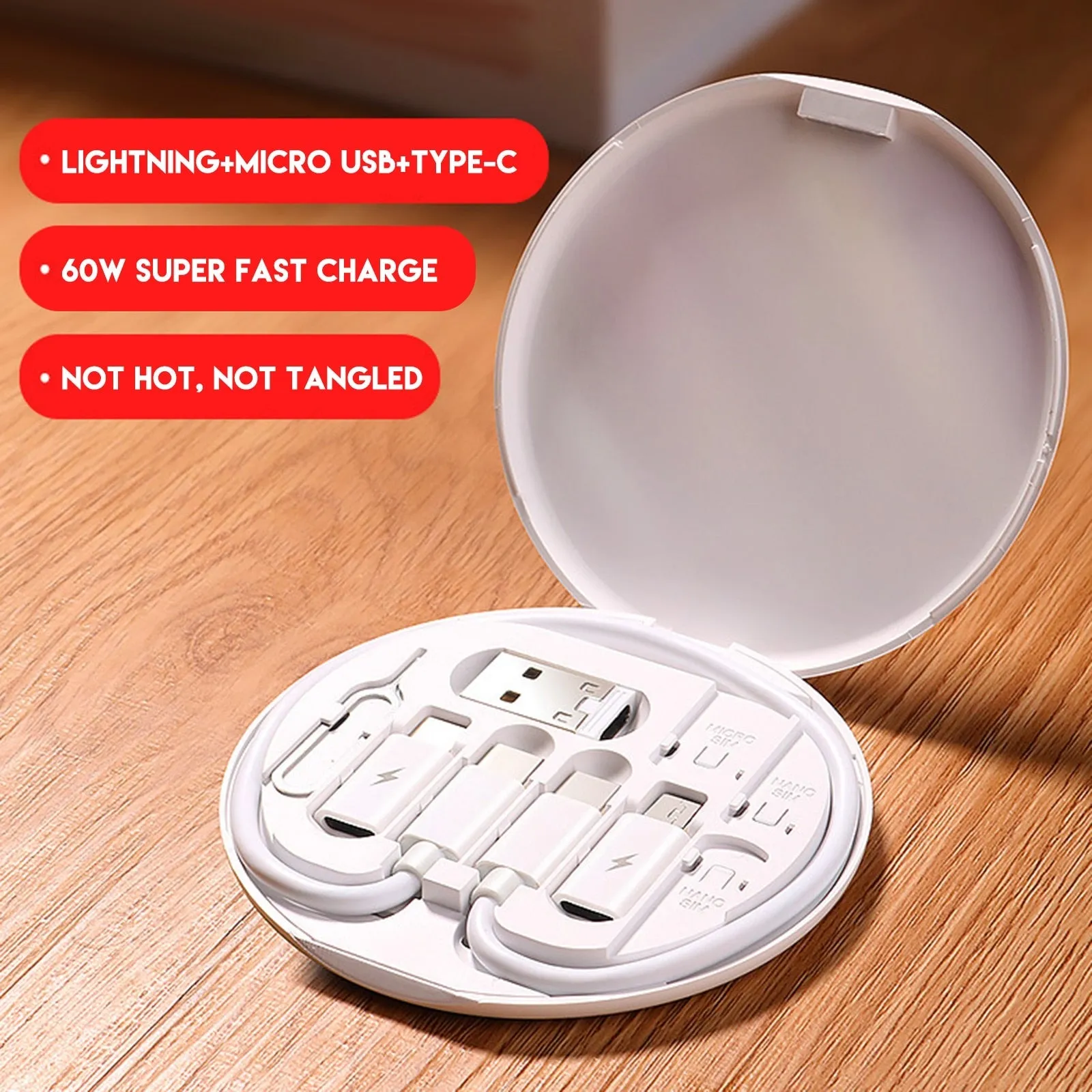 Mini digital gadget storage box