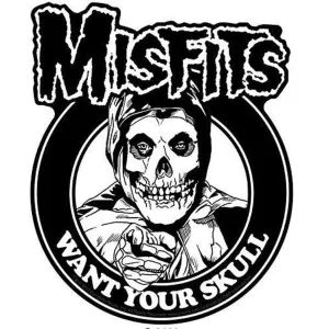Misfits - We want your skull tarra