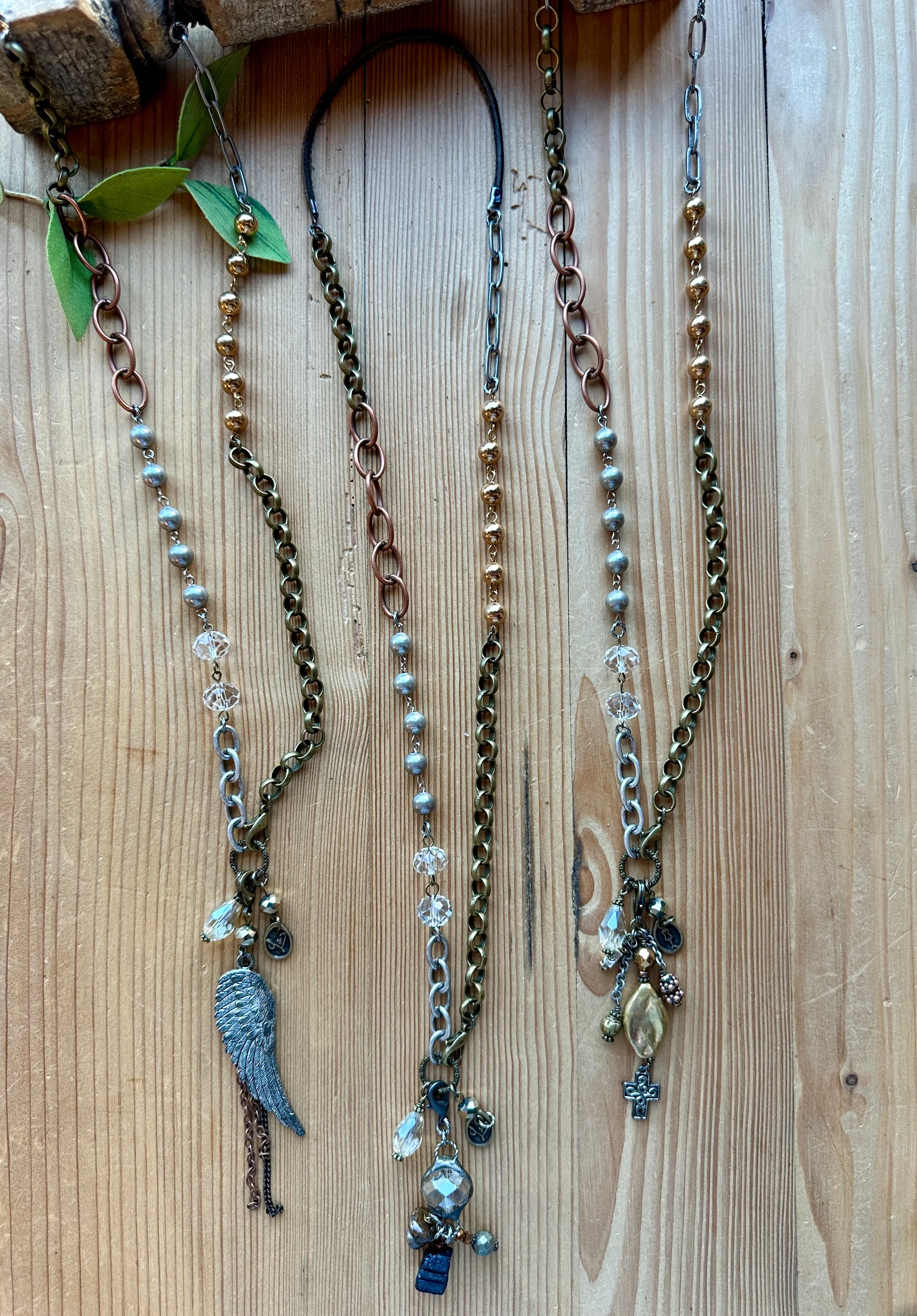 Mixed Metal InterchangeableNecklace
