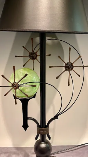 MOON AND STAR Table Lamp with Black Shade