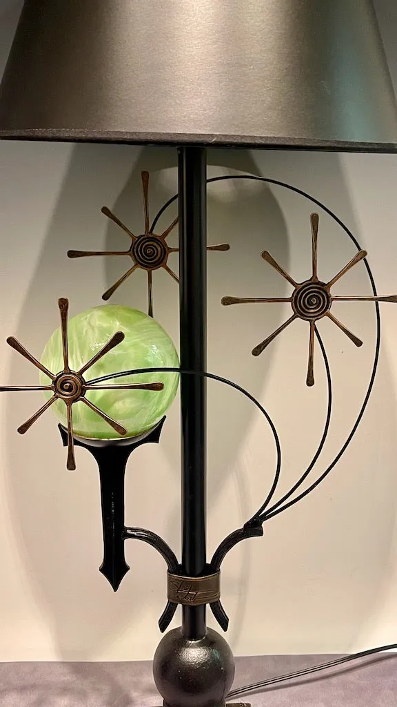 MOON AND STAR Table Lamp with Black Shade