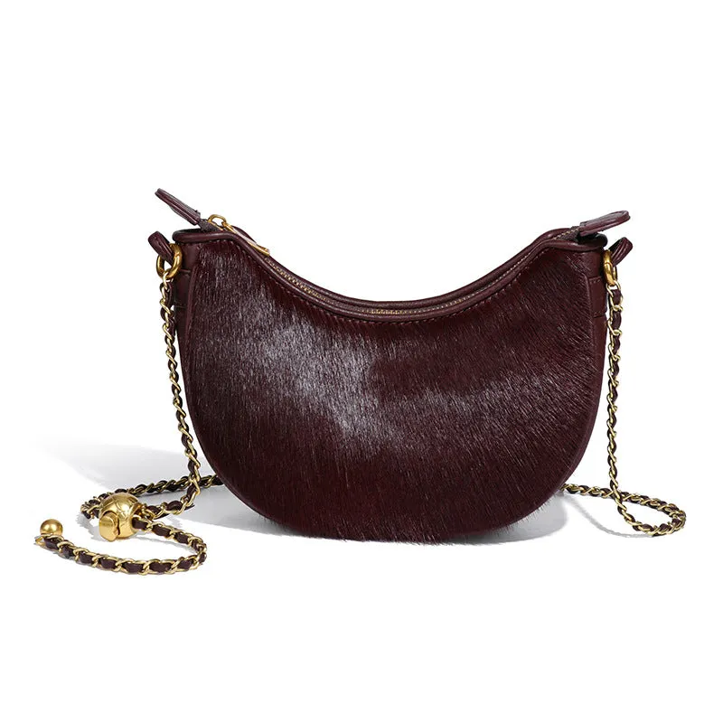Moon Shaped Shoulder Bag
