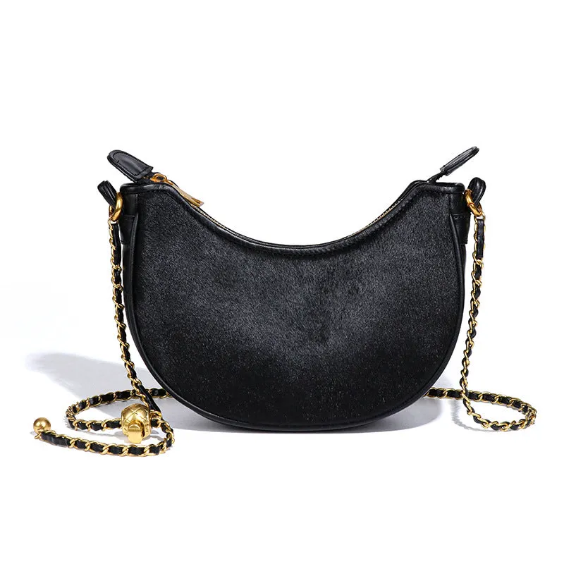 Moon Shaped Shoulder Bag