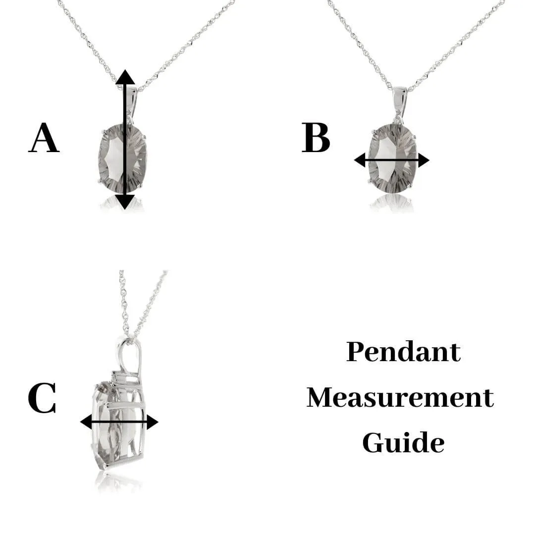 Mountain and Moose Circle Necklace