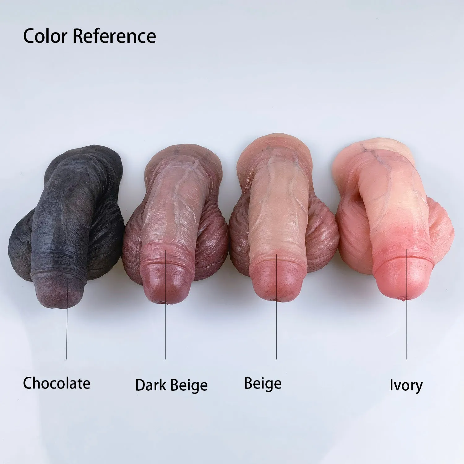 MRIMIN FTM Packer 3 in 1 STP Ultra-Lifelike Prosthetic Movable Testicles Penis-UL31
