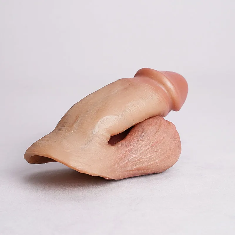 MRIMIN FTM Transgender 2 in 1 STP Ultra-Lifelike Prosthetic Realistic Penis Stand to Pee Packer-UL28