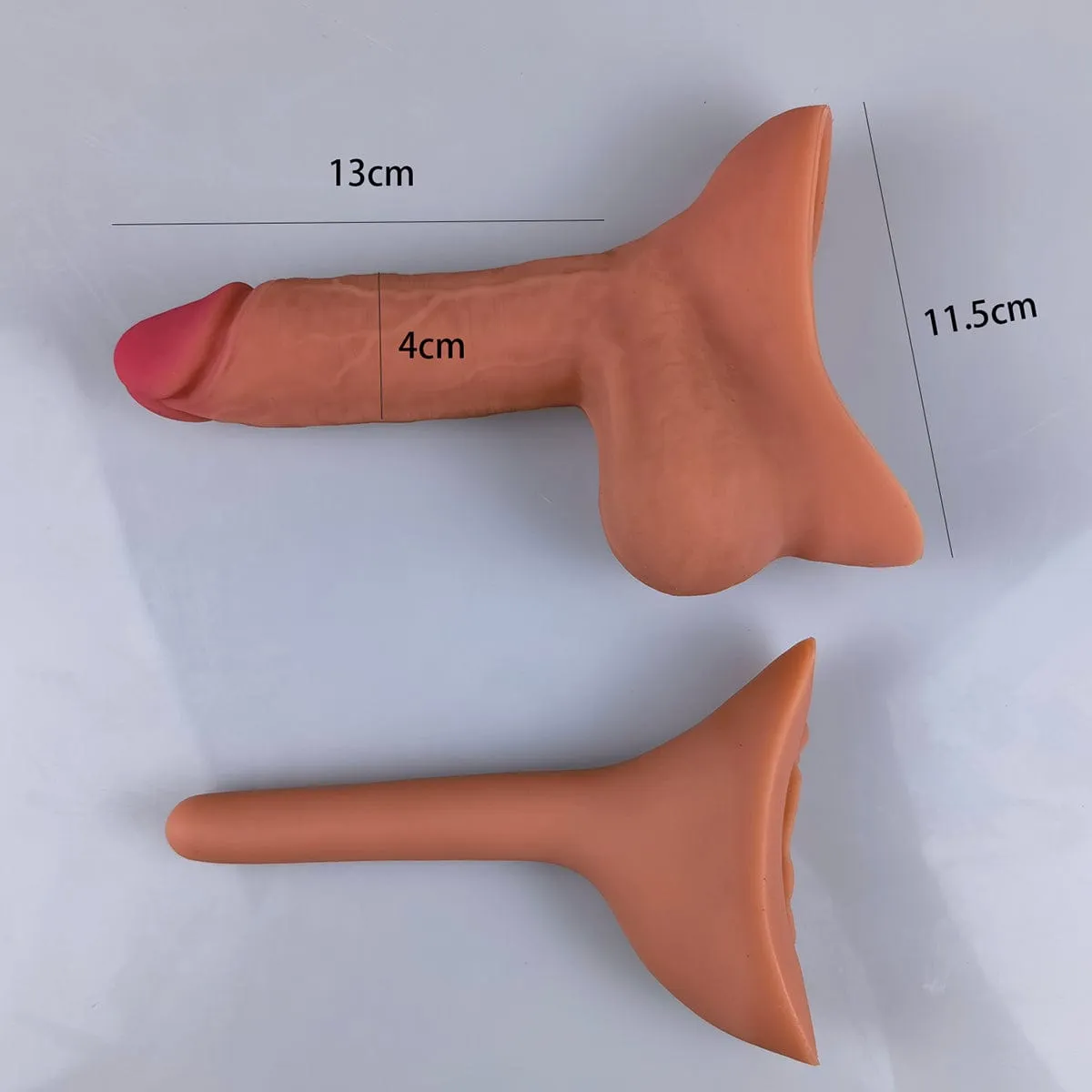 MRIMIN FTM Transgender Prosthetic 3 in 1 Strap On Penis Packer STP Device for Transgender-Basic 2