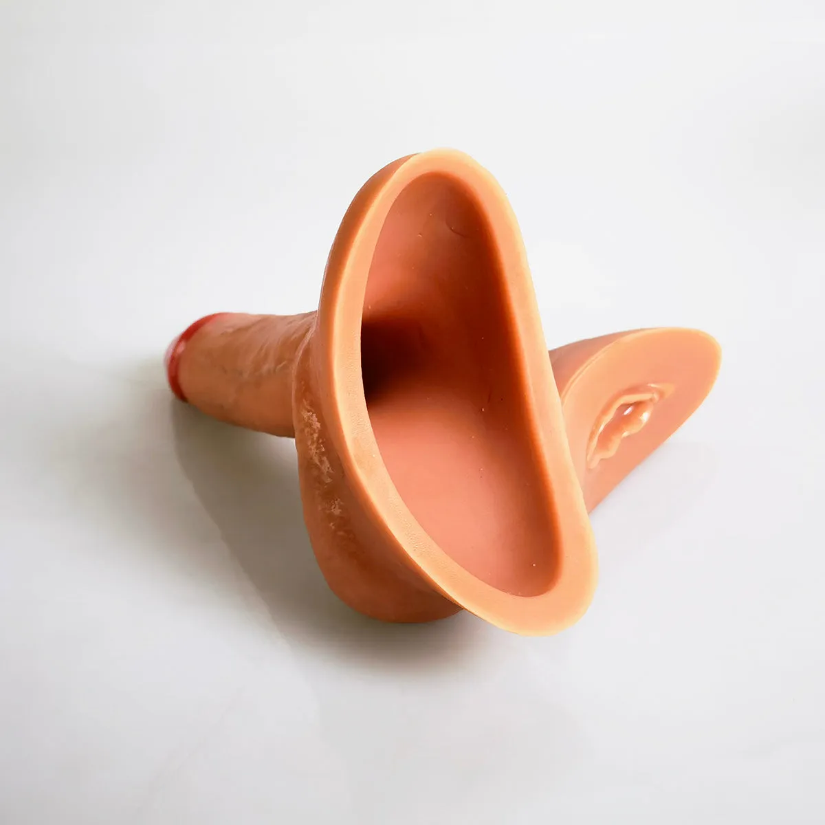 MRIMIN FTM Transgender Prosthetic Movable Testicles 3 in 1 Strap On Penis Packer STP Device for Transgender-B2G2