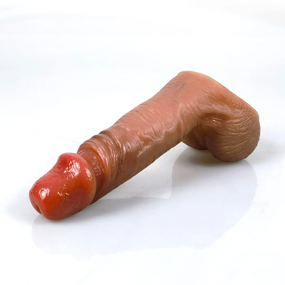 MRIMIN Handmade Trans Penis Sleeve Extender Realistic Textured Cock Extender STP Packer-PES01