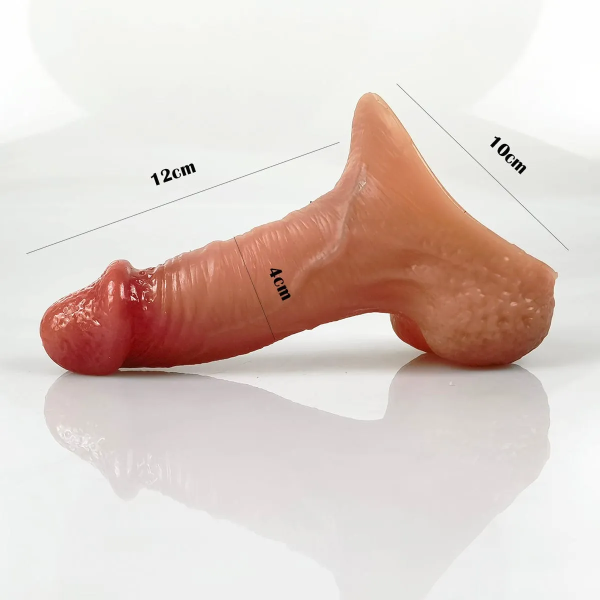 MRIMIN Handmade Trans Penis Sleeve Extender Realistic Textured Cock Extender STP Packer-PES02