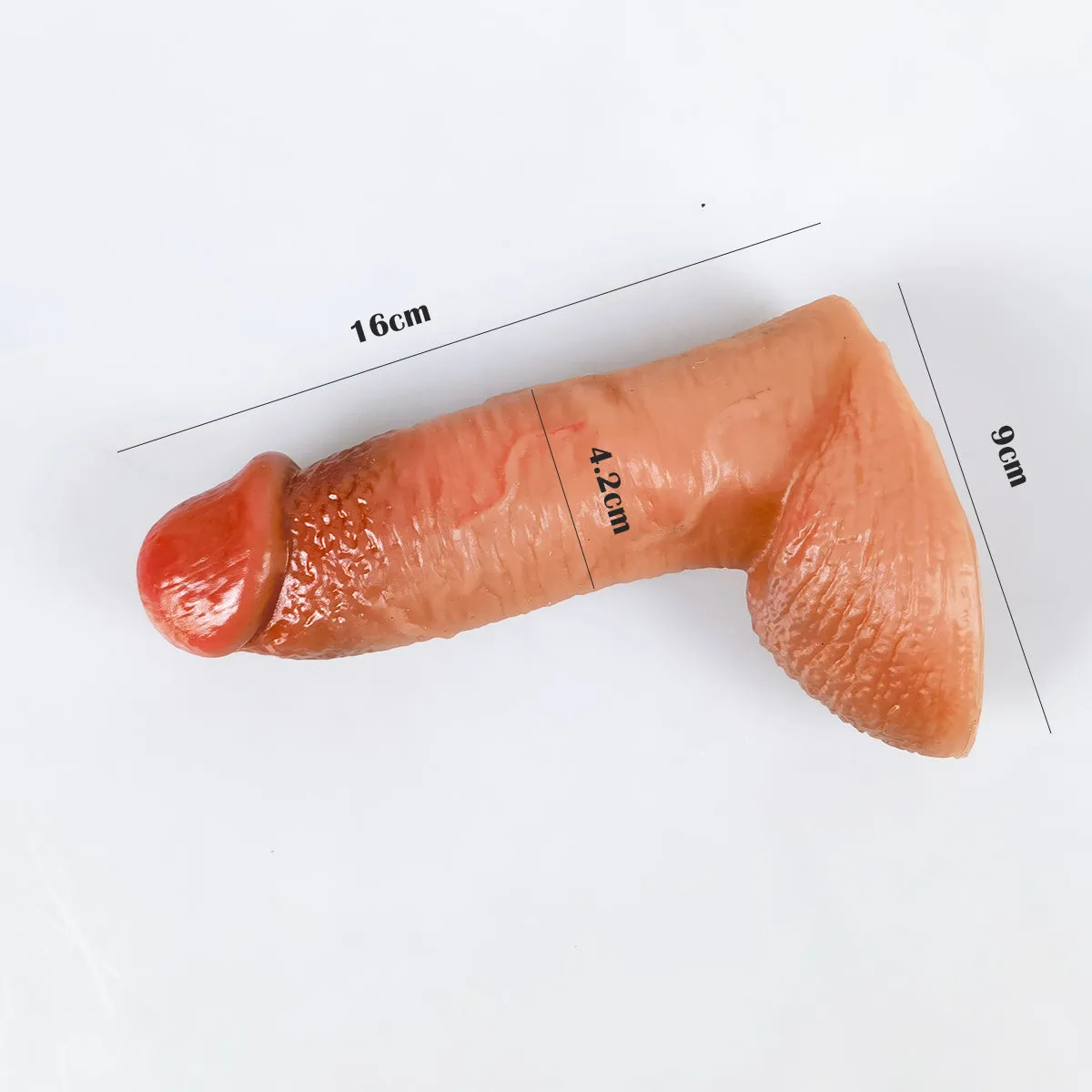 MRIMIN Handmade Trans Penis Sleeve Extender Realistic Textured Cock Extender STP Packer-PES11