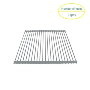 Multipurpose Dish Drying Rack, Stainless Steel Over The Sink Rollup Dish Drying Rack, Light Gray 17" W X 18.5" L