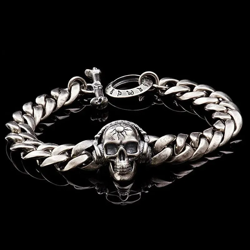 Music Skull Punk Bracelet