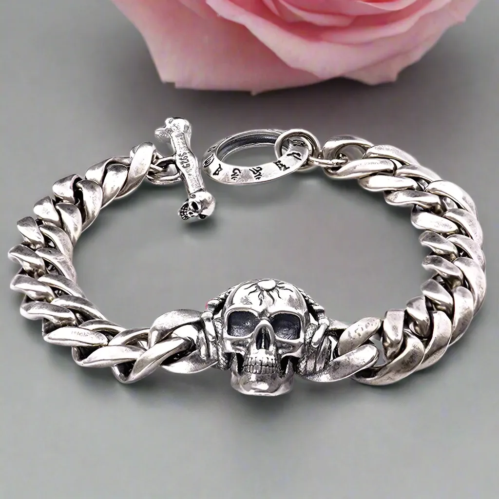 Music Skull Punk Bracelet