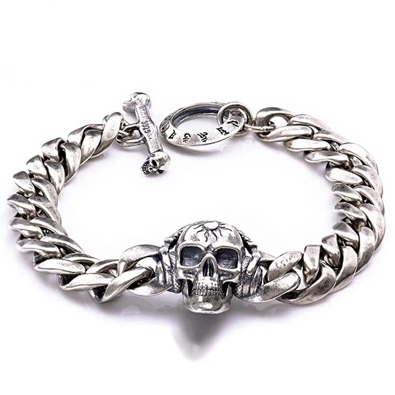 Music Skull Punk Bracelet