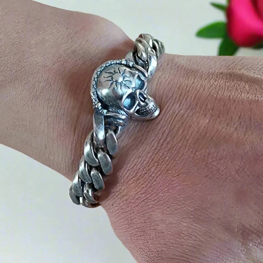 Music Skull Punk Bracelet