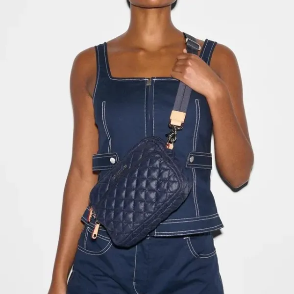 MZ Wallace Small Metro Camera Bag in Dawn Navy