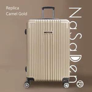 【NaSaDen】Classic Camel Gold 22" Carry-on / 26" / 29" Checked Zipper Luggage