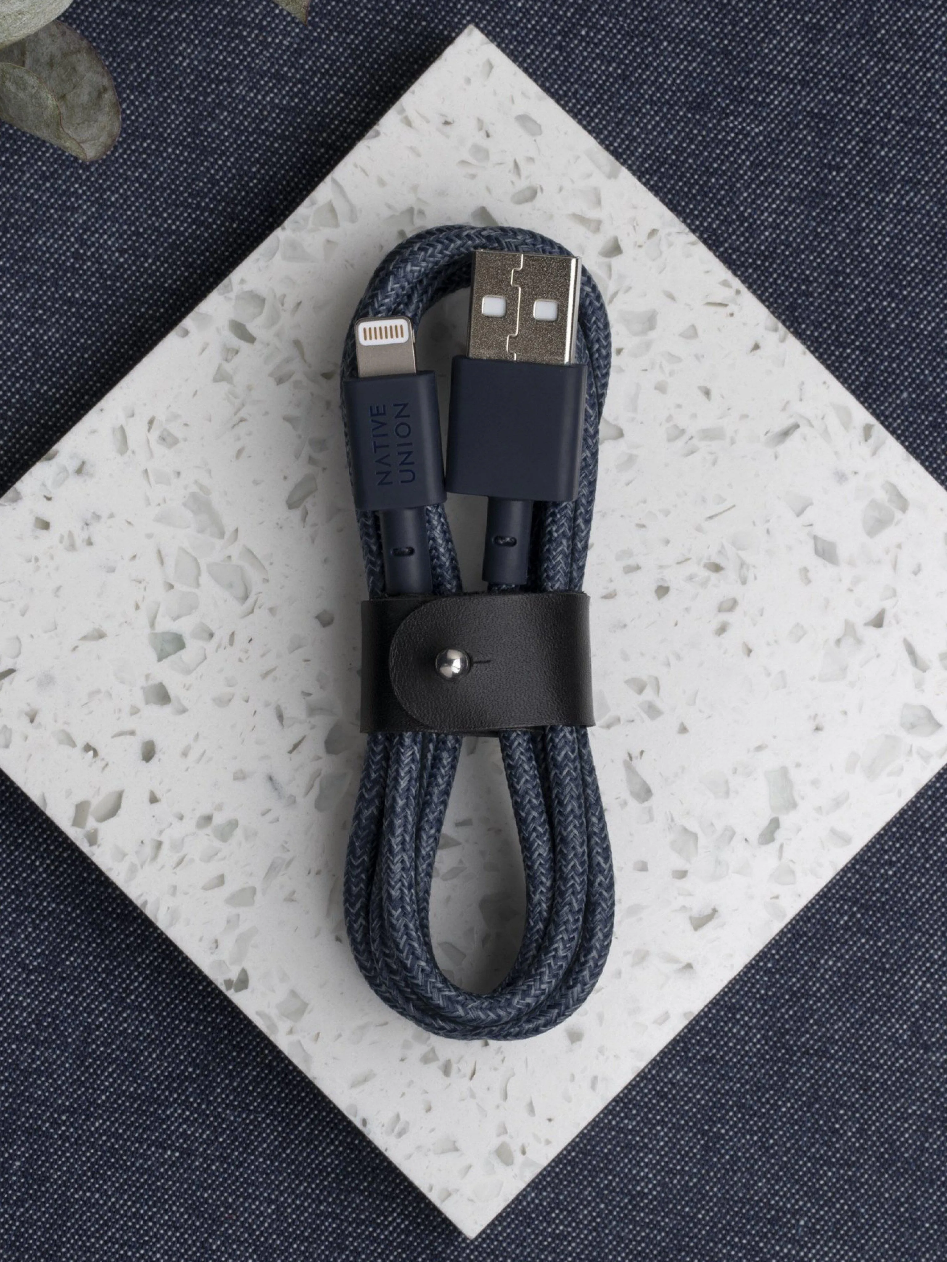 Native Union Belt Cable USB-A to Lightning Indigo 1.2M