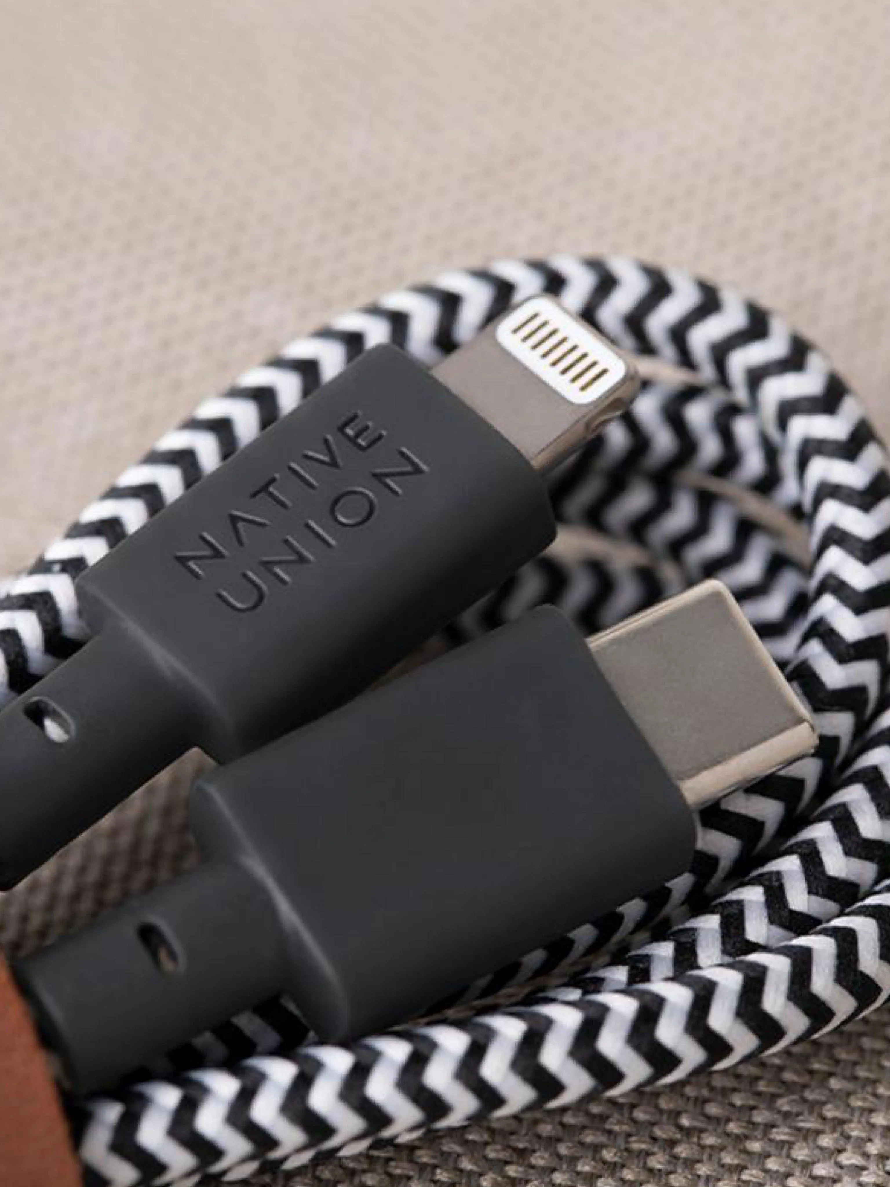 Native Union Belt Cable USB-C to Lightning Zebra 1.2M