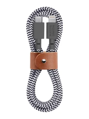Native Union Belt Cable USB-C to Lightning Zebra 1.2M