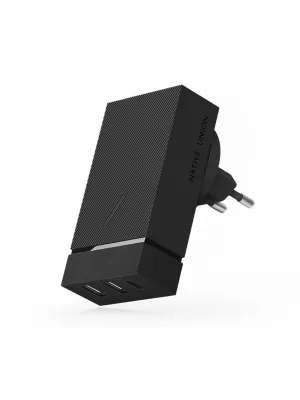 Native Union Smart 4 USB Charger International Fabric Slate