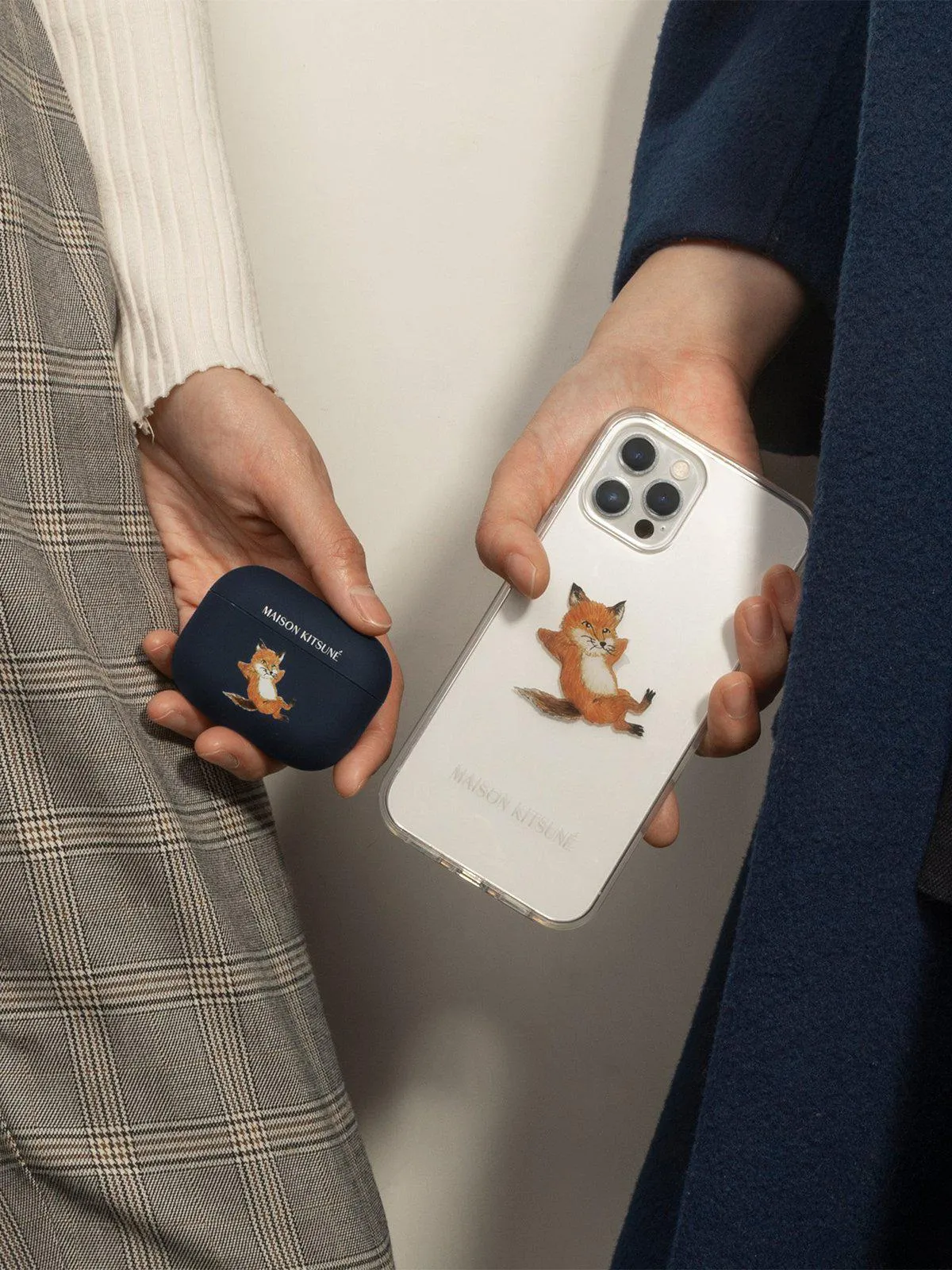 Native Union x Maison Kitsune Chillax Fox AirPods Pro Case Blue
