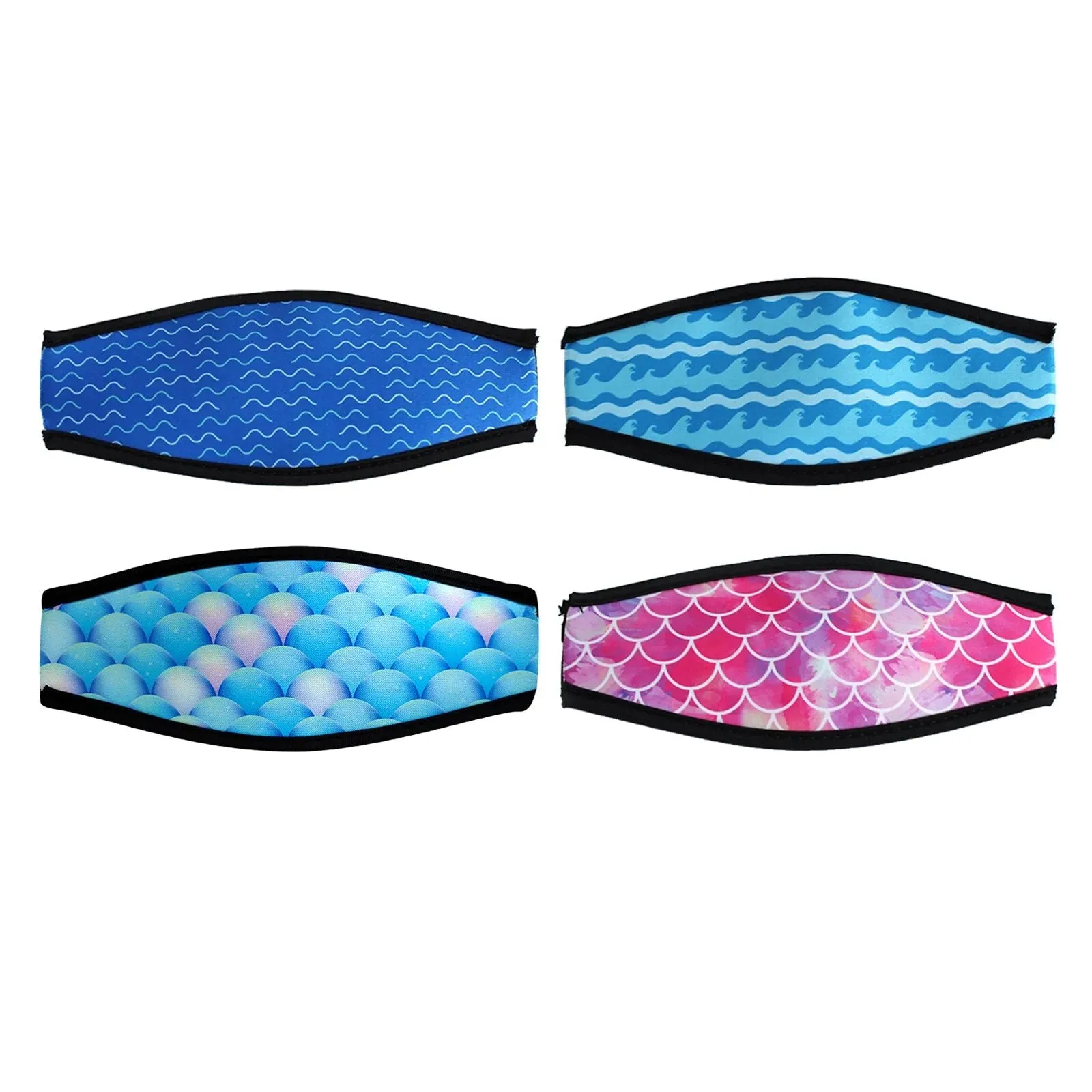 Neoprene Strap Cover for Mask - various designs
