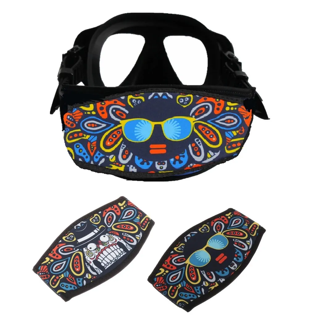 Neoprene Strap Cover for Mask - various designs