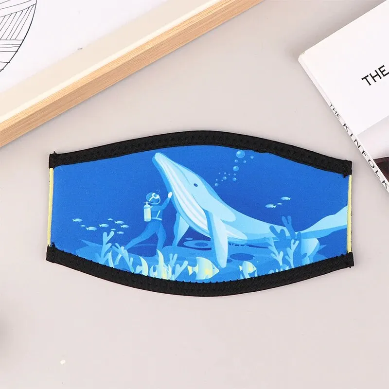 Neoprene Strap Cover for Mask - various designs