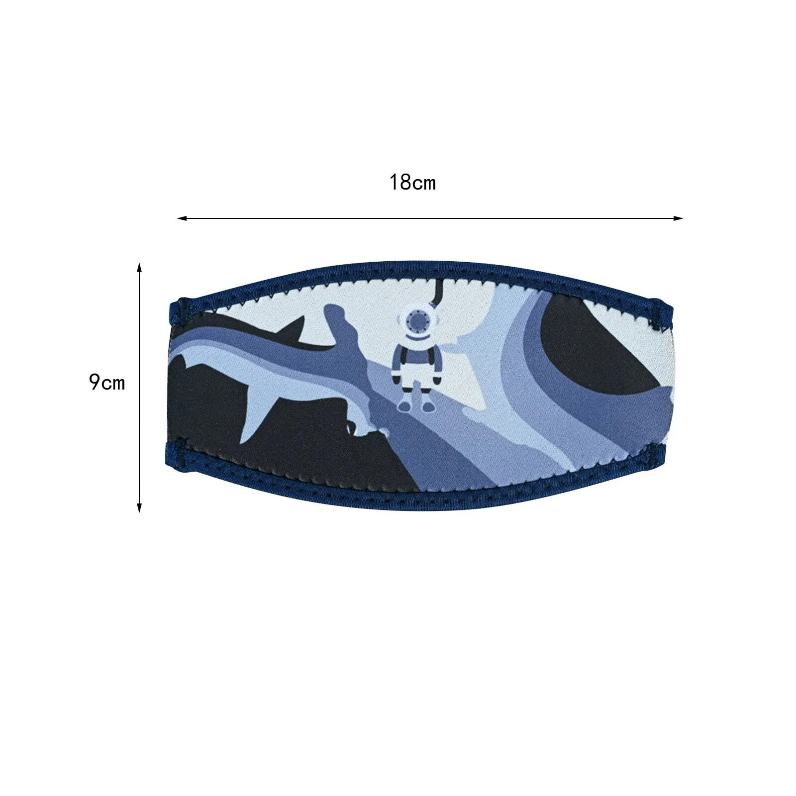 Neoprene Strap Cover for Mask - various designs