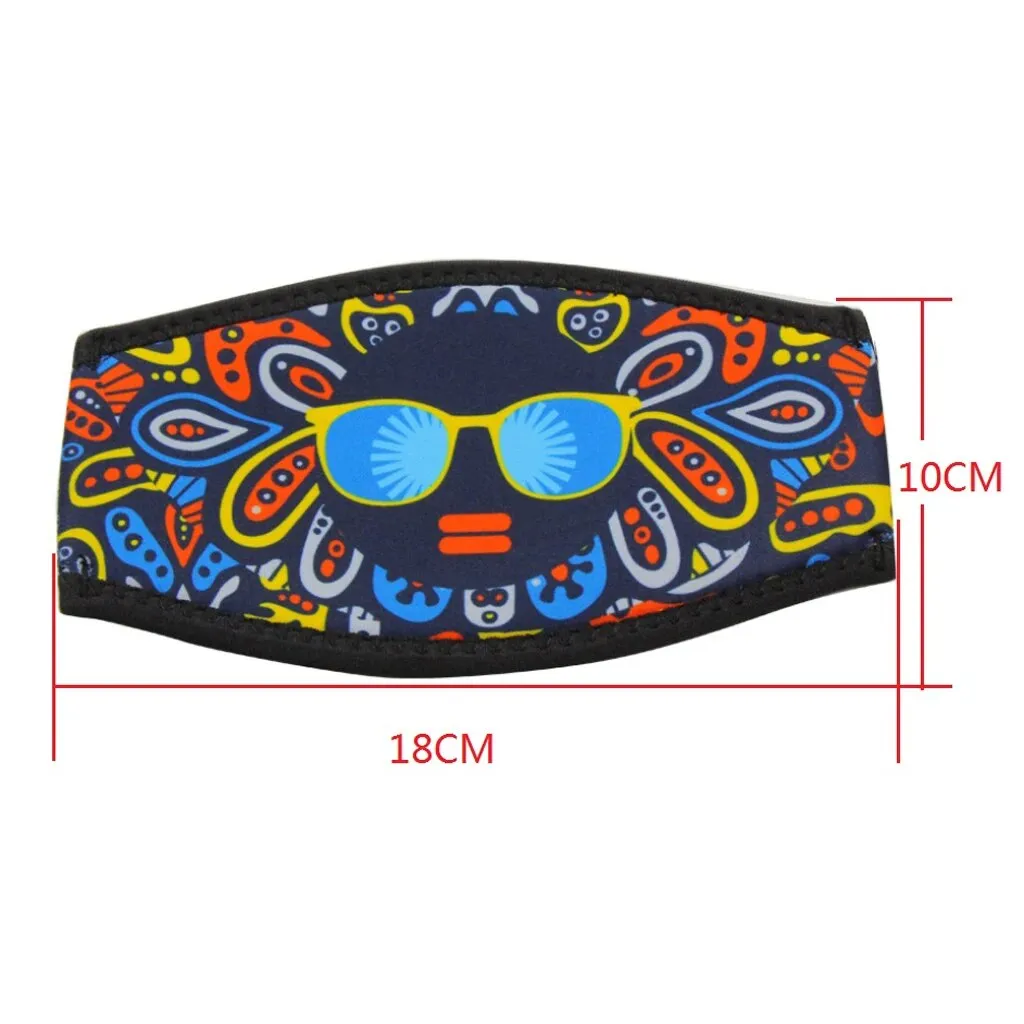 Neoprene Strap Cover for Mask - various designs