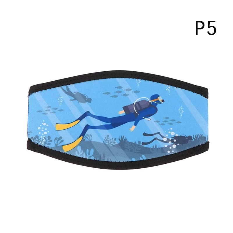 Neoprene Strap Cover for Mask - various designs