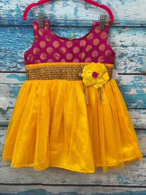New Born Indian Kids Dress | Indian New Born Dress | Indian New Born Kids Cotton Dress | Indian Baby Girl Dress |Indian Baby Girl|Kids Dress
