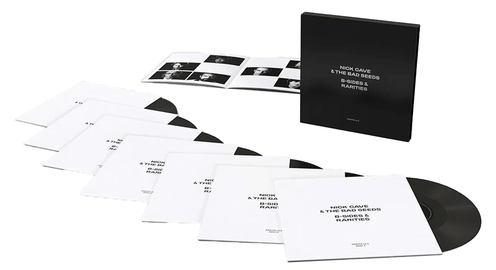 Nick Cave & The Bad Seeds : B-Sides & Rarities Part I (1988-2005) & Part II (2006-2020) 7LP Boxset