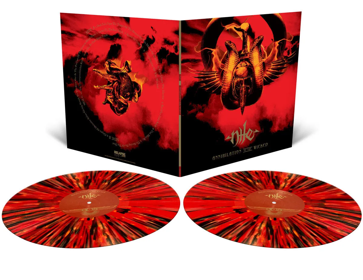NILE - 2005 - Annihilation Of The Wicked 2xLP BLOOD RED VINYL (2023 Reissue)