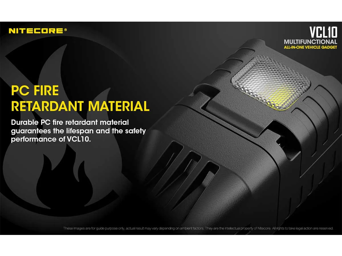 Nitecore - VCL10 Multifunctional Quickcharge 3.0 All-in-One Vehicle Gadget