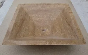 NOCE Quadrate/Square Honed-filled Sink