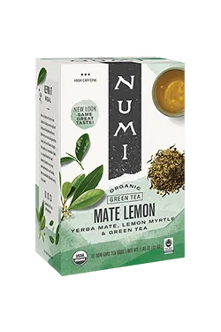 Numi Mate Lemon Green Tea 18ct