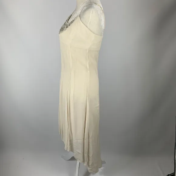 NWT Willow &amp; Clay Dress Small Off White Rhinestone