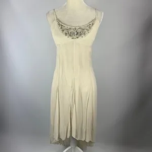 NWT Willow &amp; Clay Dress Small Off White Rhinestone