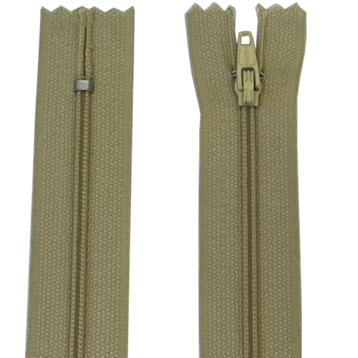 Nylon Dress & Skirt Closed End Zip 8" (20cm) With Self Colour Metal Zipper