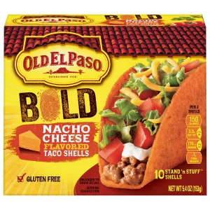 Old El Paso Bold Nacho Cheese Shells 5.4oz